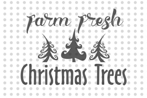 Farm Christmas Trees SVG SVG VectorSVGdesign 
