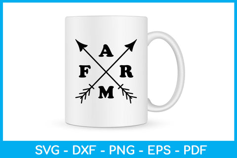 Farm Crossed Arrows Funny SVG PNG PDF Cut File SVG Creativedesigntee 