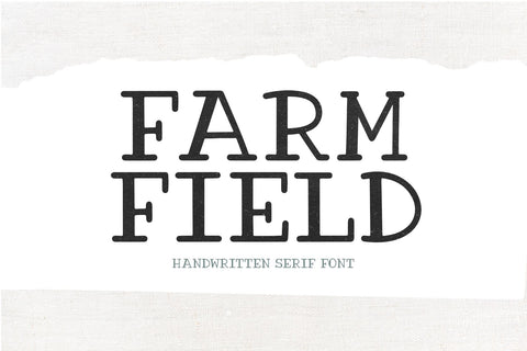 Farm Field - Handwritten Farmhouse Font Font KA Designs 