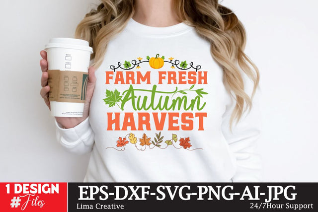 Farm Fresh Autumn Harvesst SVG Cute File SVG Insomnia Std 