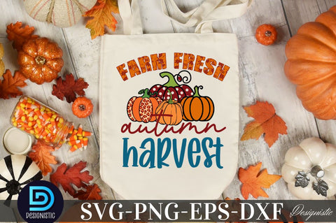 Farm fresh autumn harvest, Fall SVG SVG DESIGNISTIC 