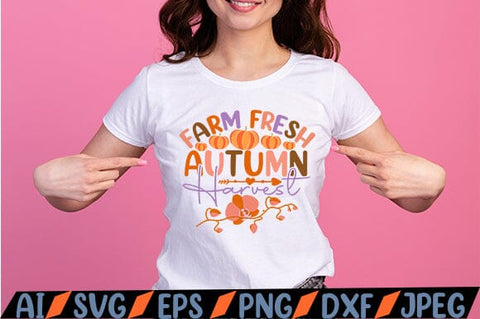 Farm Fresh Autumn Harvest SVG SVG MStudio 