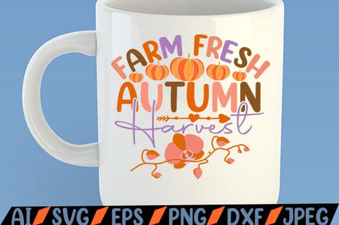 Farm Fresh Autumn Harvest SVG SVG MStudio 