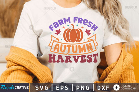 Farm fresh autumn harvest SVG SVG Regulrcrative 