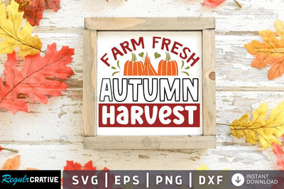 Farm fresh autumn harvest SVG SVG Regulrcrative 
