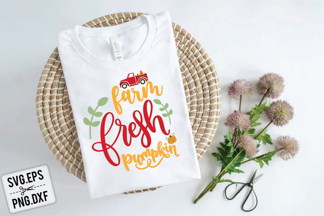 Farm Fresh Autumn SVG SVG Creativeart88 