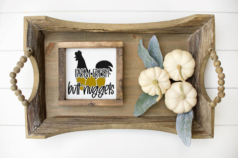 Farm Fresh Butt Nuggets SVG | Funny Farmhouse Chicken Design SVG RedFoxDesignsUS 