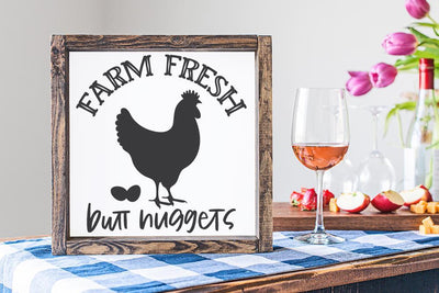 Farm Fresh Butt Nuggets - SVG SVG So Fontsy Design Shop 