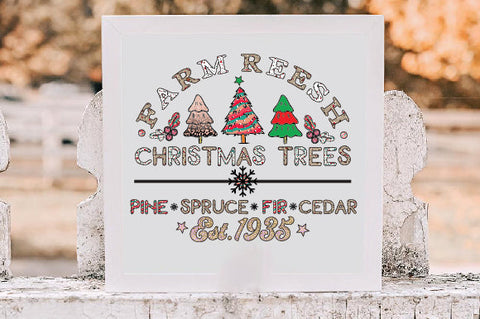 Farm Fresh Christmas Sublimation Sublimation Creativeart88 