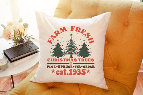 Farm Fresh Christmas SVG Design SVG designartist 