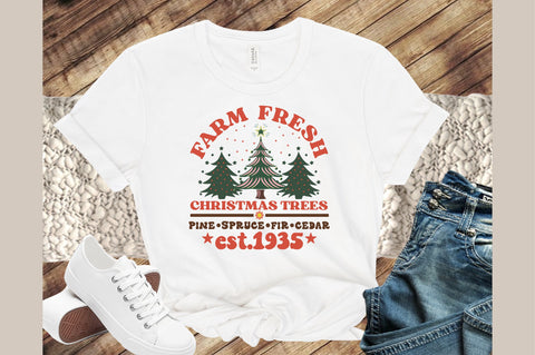 Farm Fresh Christmas SVG Design SVG designartist 