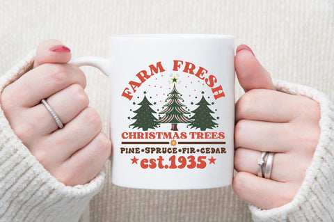 Farm Fresh Christmas SVG Design SVG designartist 