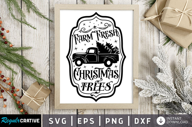 Farm fresh christmas SVG Design SVG Regulrcrative 