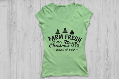 Farm Fresh Christmas Trees| Christmas SVG Cutting Files SVG CosmosFineArt 