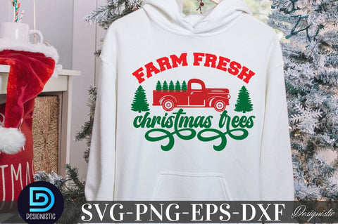 Farm fresh Christmas trees, Christmas SVG SVG DESIGNISTIC 