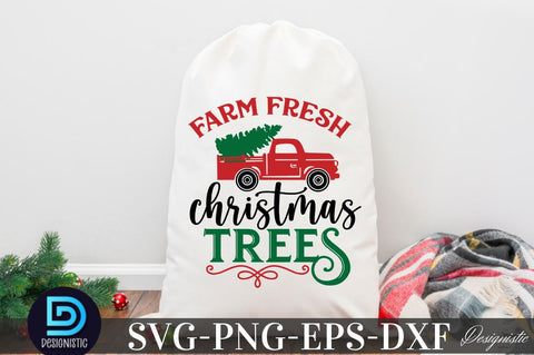 Farm fresh Christmas trees, Christmas SVG SVG DESIGNISTIC 
