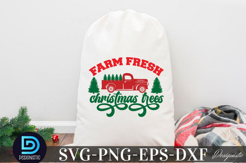 Farm fresh Christmas trees, Christmas SVG SVG DESIGNISTIC 