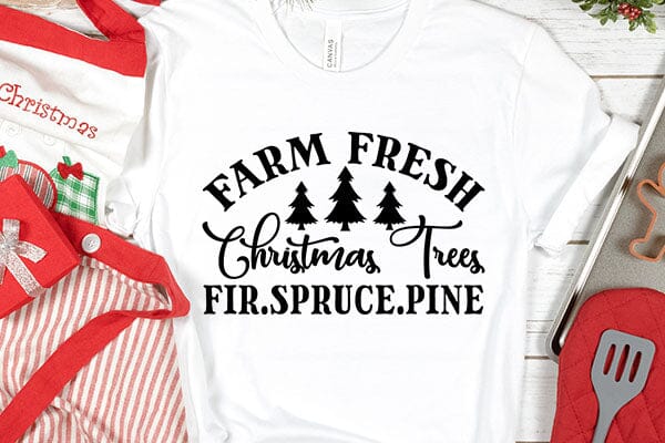 Farm Fresh Christmas Trees Fir.spruce.pine SVG Angelina750 