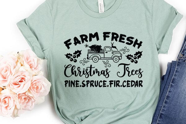 Farm Fresh Christmas Trees Pine. spruce. fir. cedar SVG Angelina750 