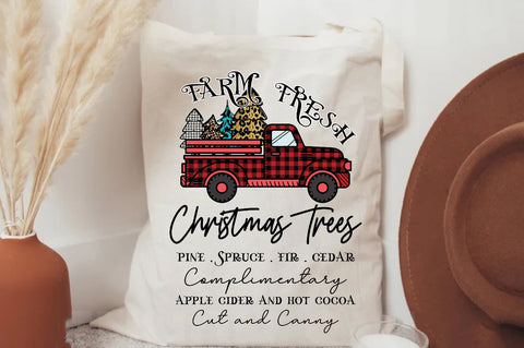 Farm Fresh Christmas Trees Pine Spruce Sublimation Sublimation Jagonath Roy 