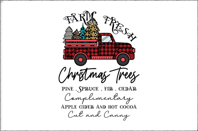 Farm Fresh Christmas Trees Pine Spruce Sublimation Sublimation Jagonath Roy 