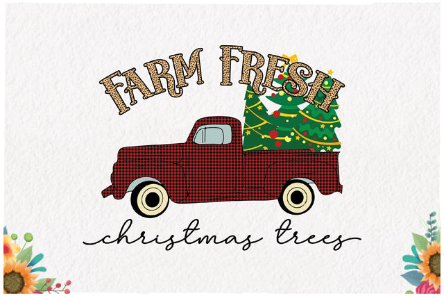Farm Fresh Christmas Trees Sublimation Sublimation Jagonath Roy 