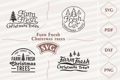Farm Fresh Christmas Trees - SVG bundle SVG Digital Mojito 