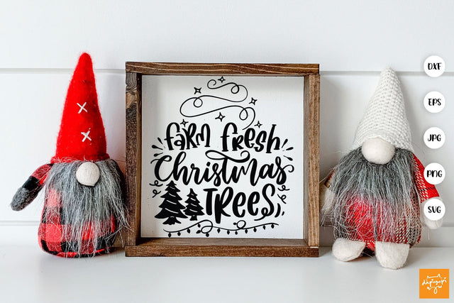 Farm Fresh Christmas Trees SVG Christmas Quotes SVG dapiyupi store 
