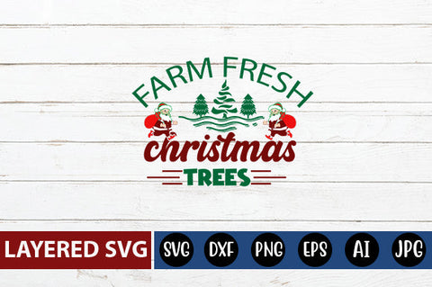 farm fresh christmas trees SVG cute file SVG Blessedprint 