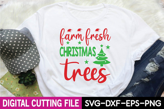 Farm fresh Christmas trees SVG SVG BB Type Studios 