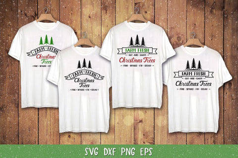 Farm Fresh Christmas Trees SVG,Christmas Ornament SVG SVG goodfox86 