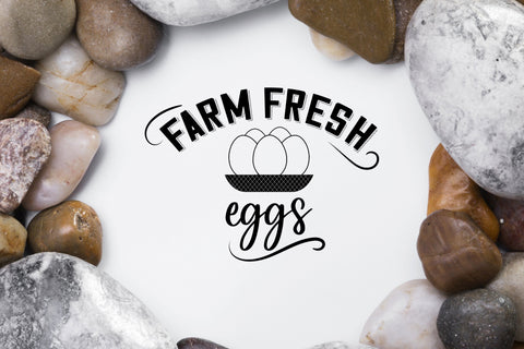 Farm fresh egg svg cut file SVG SmmrDesign 