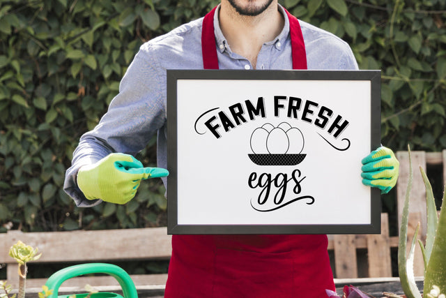 Farm fresh egg svg cut file SVG SmmrDesign 