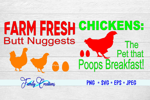 Farm Fresh Eggs Bundle SVG Family Creations 