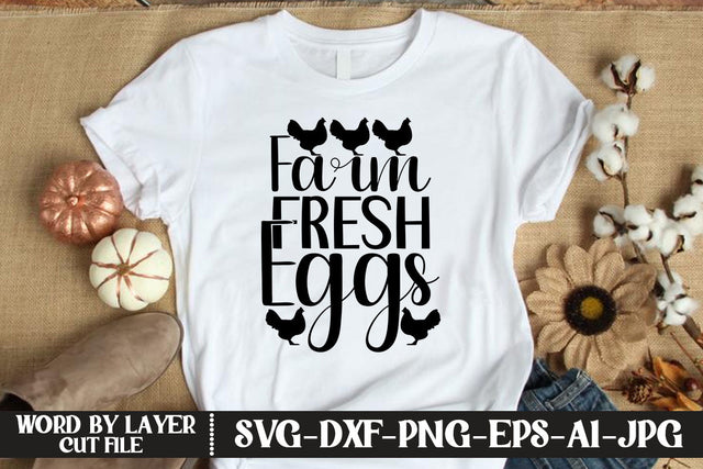 Farm Fresh Eggs Farm SVG CUT FILE SVG MStudio 