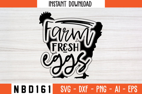 farm fresh eggs Svg Design SVG Nbd161 