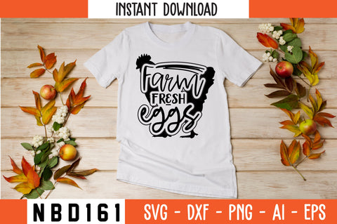 farm fresh eggs Svg Design SVG Nbd161 