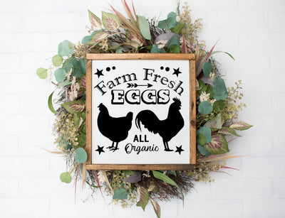 Farm Fresh Eggs SVG Design SVG So Fontsy Design Shop 