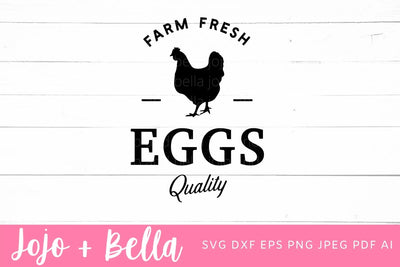 Farm Fresh Eggs SVG, Farm Fresh Eggs, Farmhouse SVG, Farm Fresh SVG, Fresh Eggs Svg, Farm svg, Farmhouse Svg, Fresh Eggs SVG Jojo&Bella 