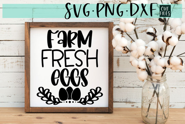Farm Fresh Eggs SVG | Farmhouse Design SVG RedFoxDesignsUS 