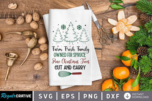 Farm fresh family owned fir SVG Design SVG Regulrcrative 
