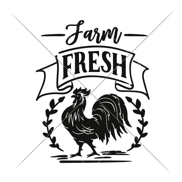 Farm Fresh - Farmhouse SVG Chameleon Cuttables 