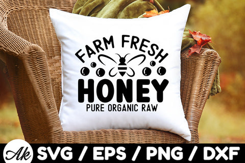 Farm fresh honey pure organic raw svg SVG akazaddesign 