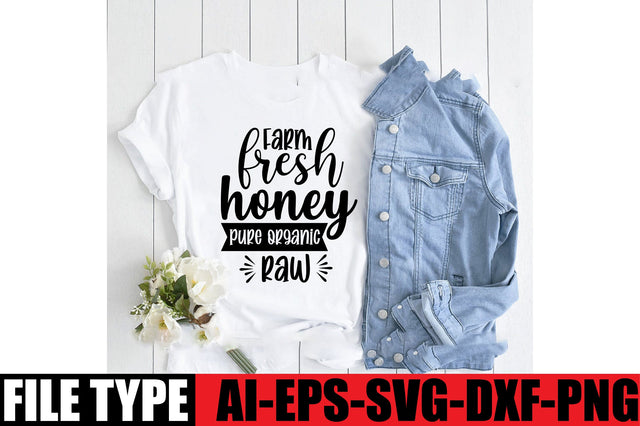 Farm fresh honey pure organic raw SVG SVGista 