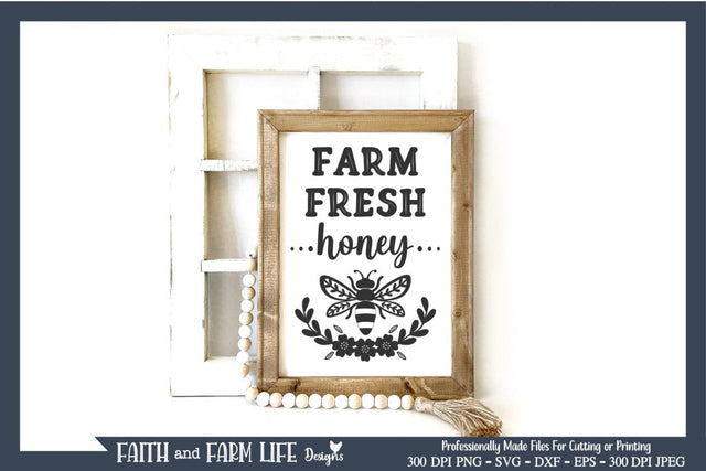 Farm Fresh Honey SVG Designs by Jolein 