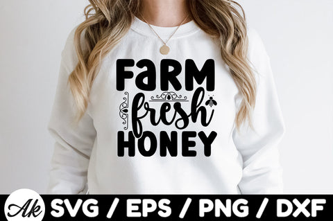 Farm fresh honey svg SVG akazaddesign 