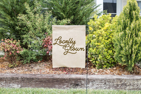 Farm Fresh, Locally Grown, Pig & Chicken Hand Lettered SVG Cut File SVG Cursive by Camille 