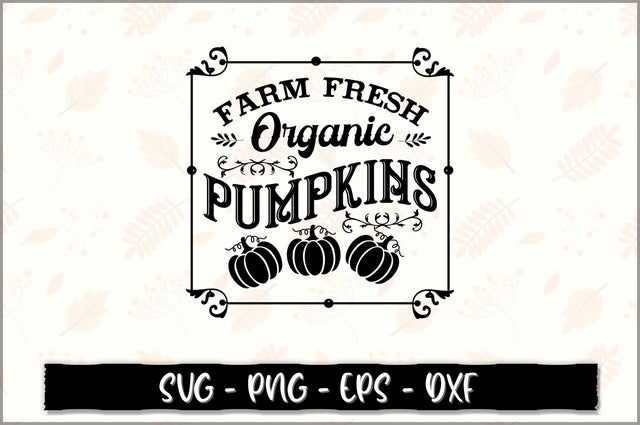 Farm fresh organic pumpkins SVG SVG Shetara Begum 
