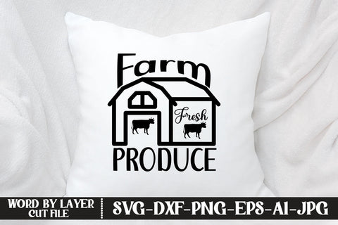 Farm Fresh Produce SVG CUT FILE SVG MStudio 