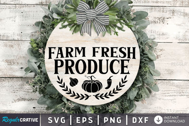 Farm fresh produce SVG SVG Regulrcrative 